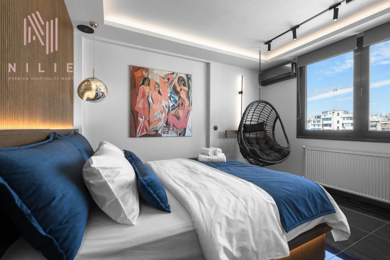塞萨洛尼基Calliope Penthouse, Nilie Hospitality Mgmt公寓 外观 照片